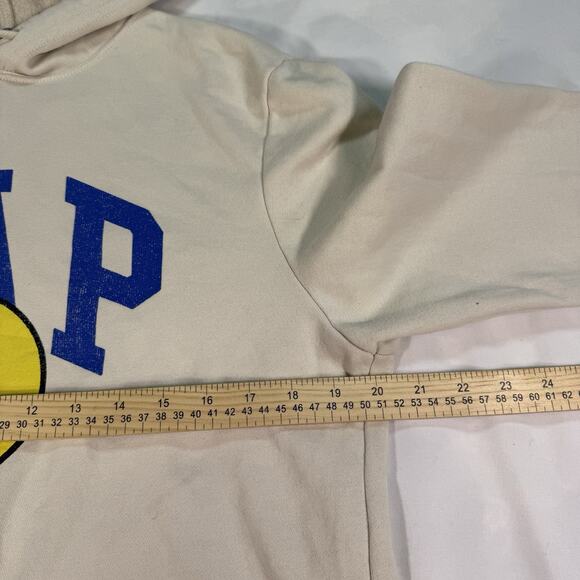 Gap Smiley Collab Hoodie Jacket Size Medium - Picture 4 of 7